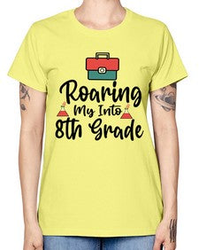 Roaring My Into eighth Grade 757# - eighth grade -  Missy T-Shirt