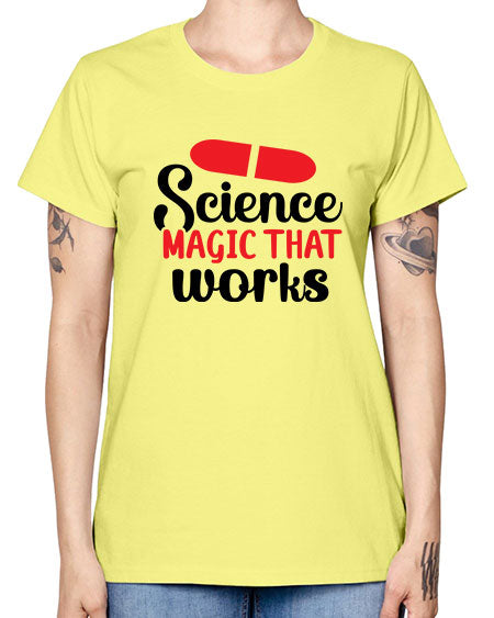 Science Magic that works 76# - general science -  Missy T-Shirt