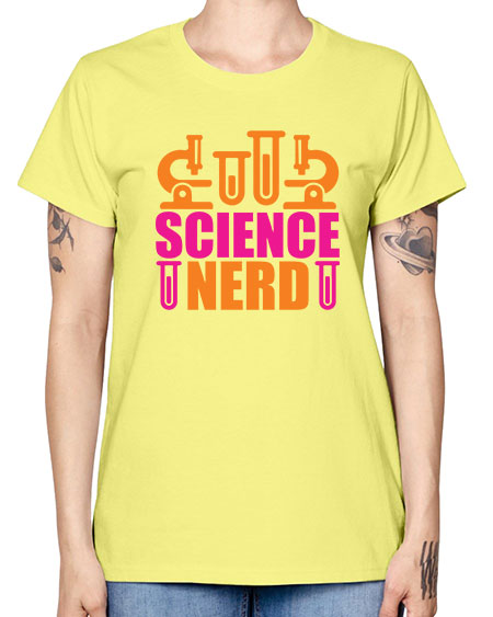 Science Nerd 59# - general science -  Missy T-Shirt