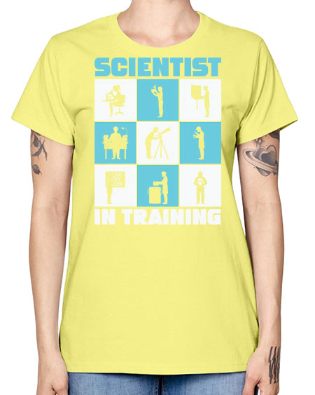 ScientistInTrainingScienceScientistSkinite Scientist Skinite 40# - general science -  Missy T-Shirt