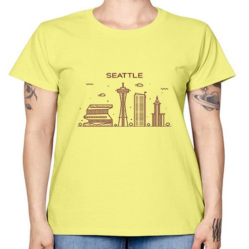 Seattle 1807# - cities -  Missy T-Shirt