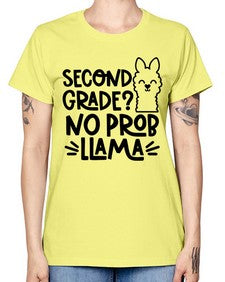 Second Grade No Prob 830# - second grade -  Missy T-Shirt