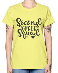 Second Grade Squad 832# - second grade -  Missy T-Shirt