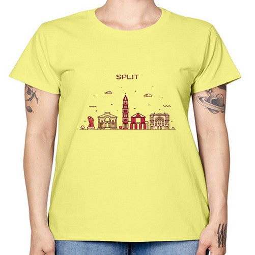 Split 1877# - cities -  Missy T-Shirt