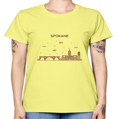 Spokane 1878# - cities -  Missy T-Shirt