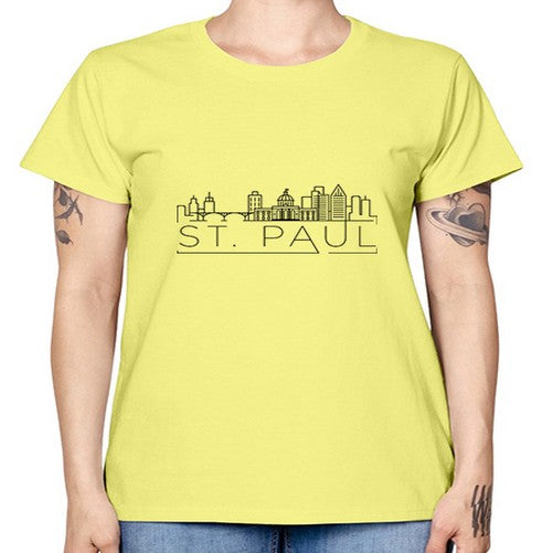 St Paul Minimal Skyline 1883# - cities -  Missy T-Shirt