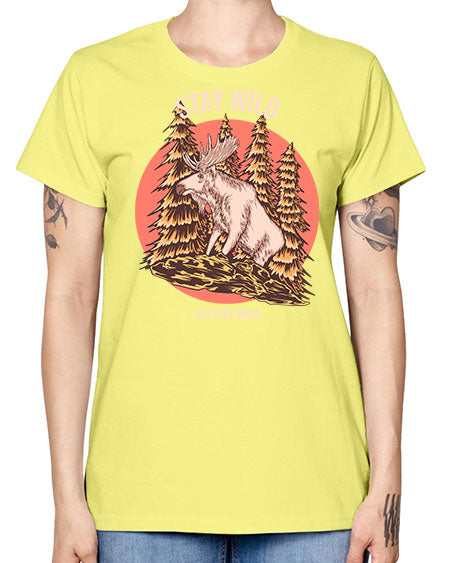 Stay Wild 16# - nature -  Missy T-Shirt
