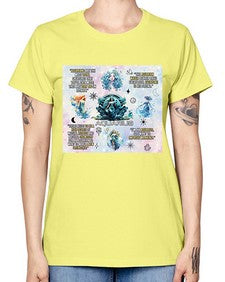 Straight Aquarius 468# - aquarius -  Missy T-Shirt