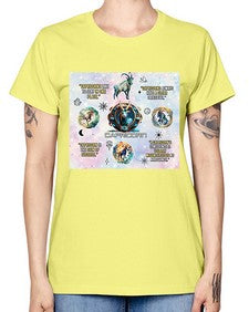 Straight Capricorn 471# - capricorn -  Missy T-Shirt