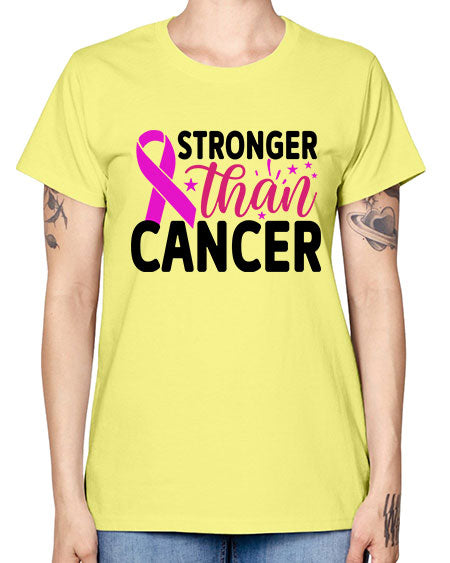 Stronger Than Cancer 6# - breast cancer -  Missy T-Shirt