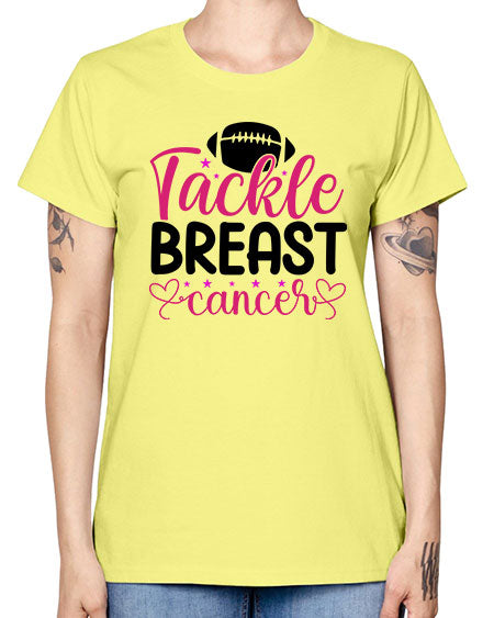 Tackle Breast Cancer 4# - breast cancer -  Missy T-Shirt
