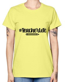 Teacher Life Style 1454# - teacher -  Missy T-Shirt