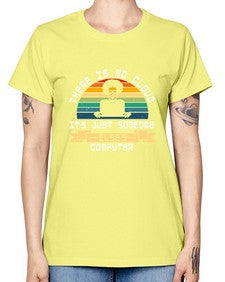 There is no cloud 11# - computer -  Missy T-Shirt