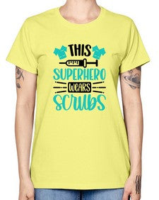 This Superhero Wears Style Style 1566# - nurse -  Missy T-Shirt