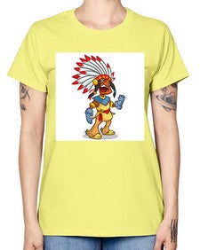 Thnksgvngindian 254# - cartoon general -  Missy T-Shirt