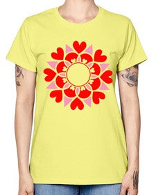 ValentineMandalaOPT 1194# - mandala -  Missy T-Shirt
