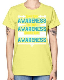 Walk with awareness Eat with awareness Breathe with awareness Style 9# - Self awareness -  Missy T-Shirt