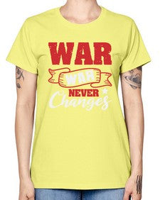 War War never changes 53# - video games -  Missy T-Shirt