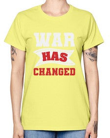 War has changed 52# - video games -  Missy T-Shirt
