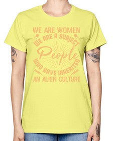 We are women we are people 42# - ufo -  Missy T-Shirt