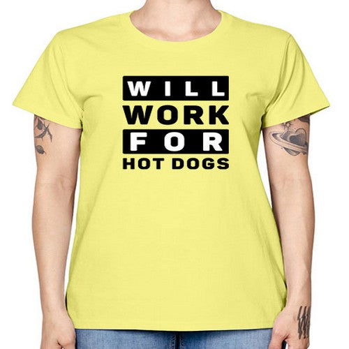 Will Work For Style 1# - dogs -  Missy T-Shirt