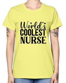 Worlds Coolest Nurse 1669# - nurse -  Missy T-Shirt