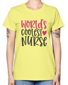 Worlds Coolest Nurse Style 1658# - nurse -  Missy T-Shirt