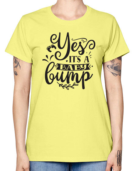 Yes it s a baby bump 476# - pregnancy -  Missy T-Shirt