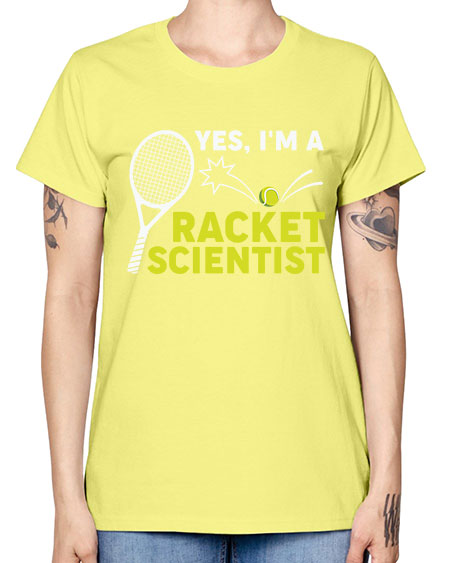 YesImARacketScientistScientistSkinite Scientist Skinite 1# - general science -  Missy T-Shirt