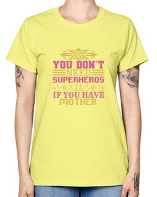 You dont need 270# - cartoon super hero -  Missy T-Shirt