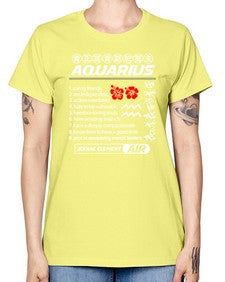aquarius 85# - aquarius -  Missy T-Shirt
