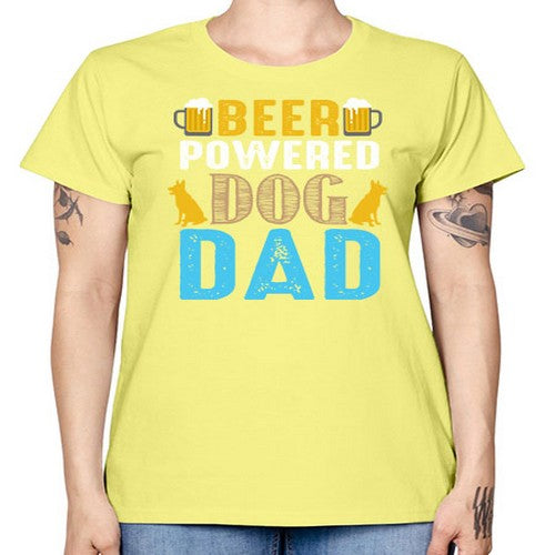 beer power dog dad 55# - dogs -  Missy T-Shirt
