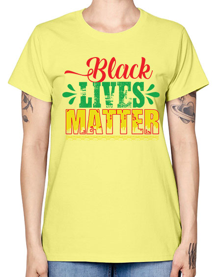 black lives matter 7# - black words and phrases -  Missy T-Shirt