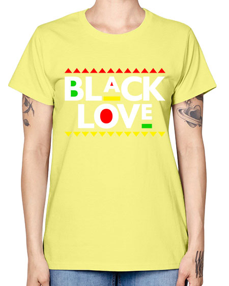 black love 228# - black words and phrases -  Missy T-Shirt
