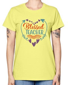 blessed teacherrr 634# - teacher -  Missy T-Shirt