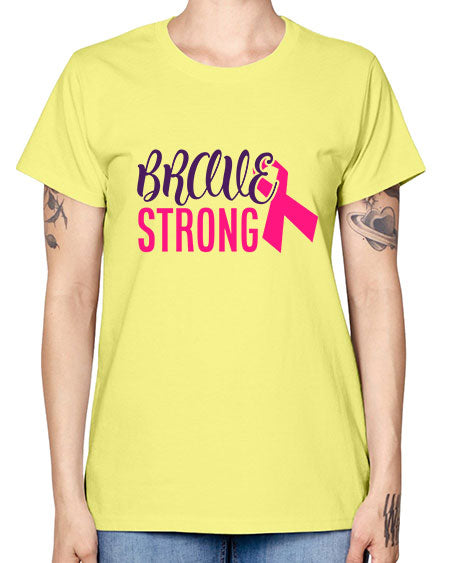 brave strong Style 15# - breast cancer -  Missy T-Shirt