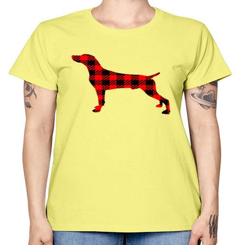 buffalo plaid beagle 63# - dogs -  Missy T-Shirt