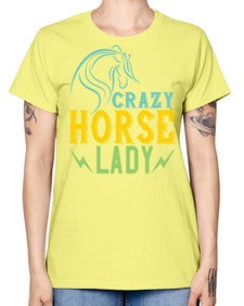 crazy horse lady Style 10# - horse -  Missy T-Shirt