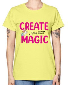 create your own magic 86# - unicorn -  Missy T-Shirt