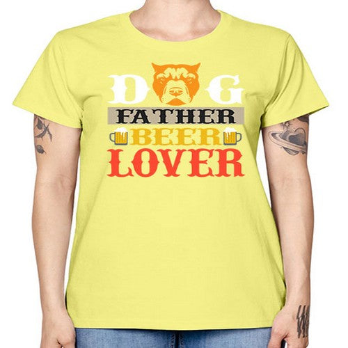 dog father beer lover 76# - dogs -  Missy T-Shirt