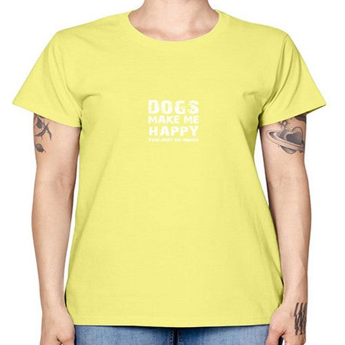 dogs make me happy 132# - dogs -  Missy T-Shirt