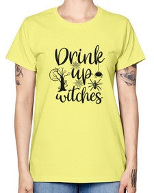 drink up witches 39# - witch -  Missy T-Shirt