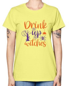 drink up witches 40# - witch -  Missy T-Shirt