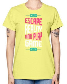 escape reality and play 80# - video games -  Missy T-Shirt