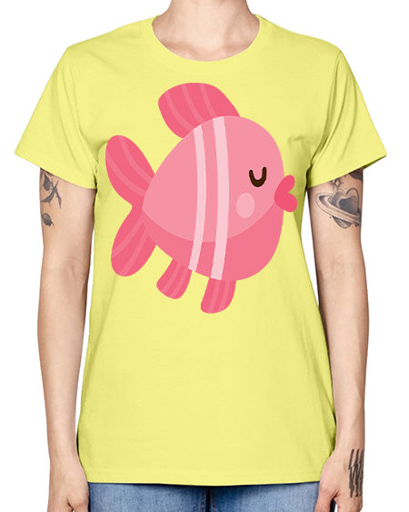 fish 53# - shark-fish -  Missy T-Shirt
