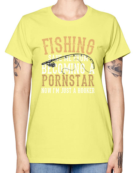 fishing save me 75# - shark-fish -  Missy T-Shirt