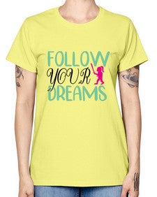follow your dreams 134# - unicorn -  Missy T-Shirt