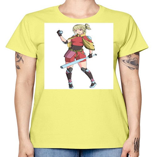girl bring stick3# - anime -  Missy T-Shirt