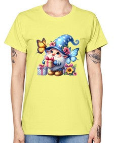 gnome with butterfly 03# - gnome -  Missy T-Shirt