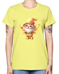 gnome with butterfly 05# - gnome -  Missy T-Shirt